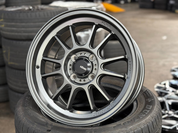 New 15X7.5 ET35 Konig Hypergram Rim (4 wheel) Matt Bronze 4X100