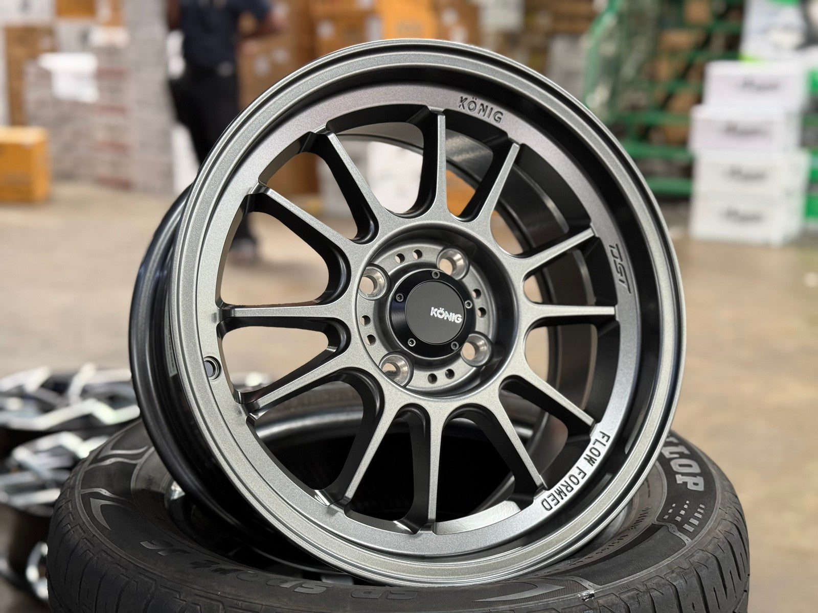 New 15X7.5 ET35 Konig Hypergram Rim (4 wheel) Matt Bronze 4X100 – King ...