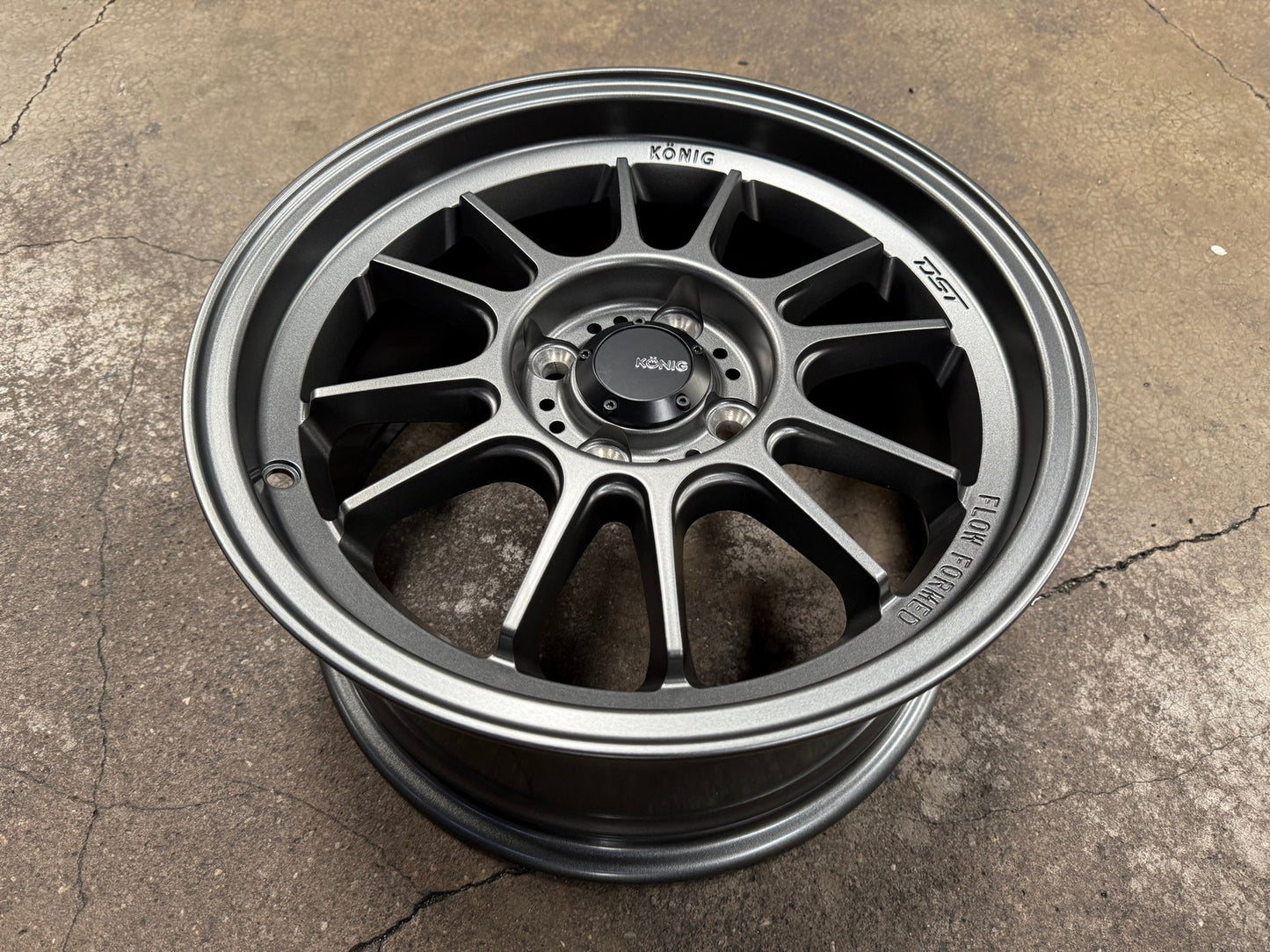 New 15X7.5 ET35 Konig Hypergram Rim (4 wheel) Matt Bronze 4X100