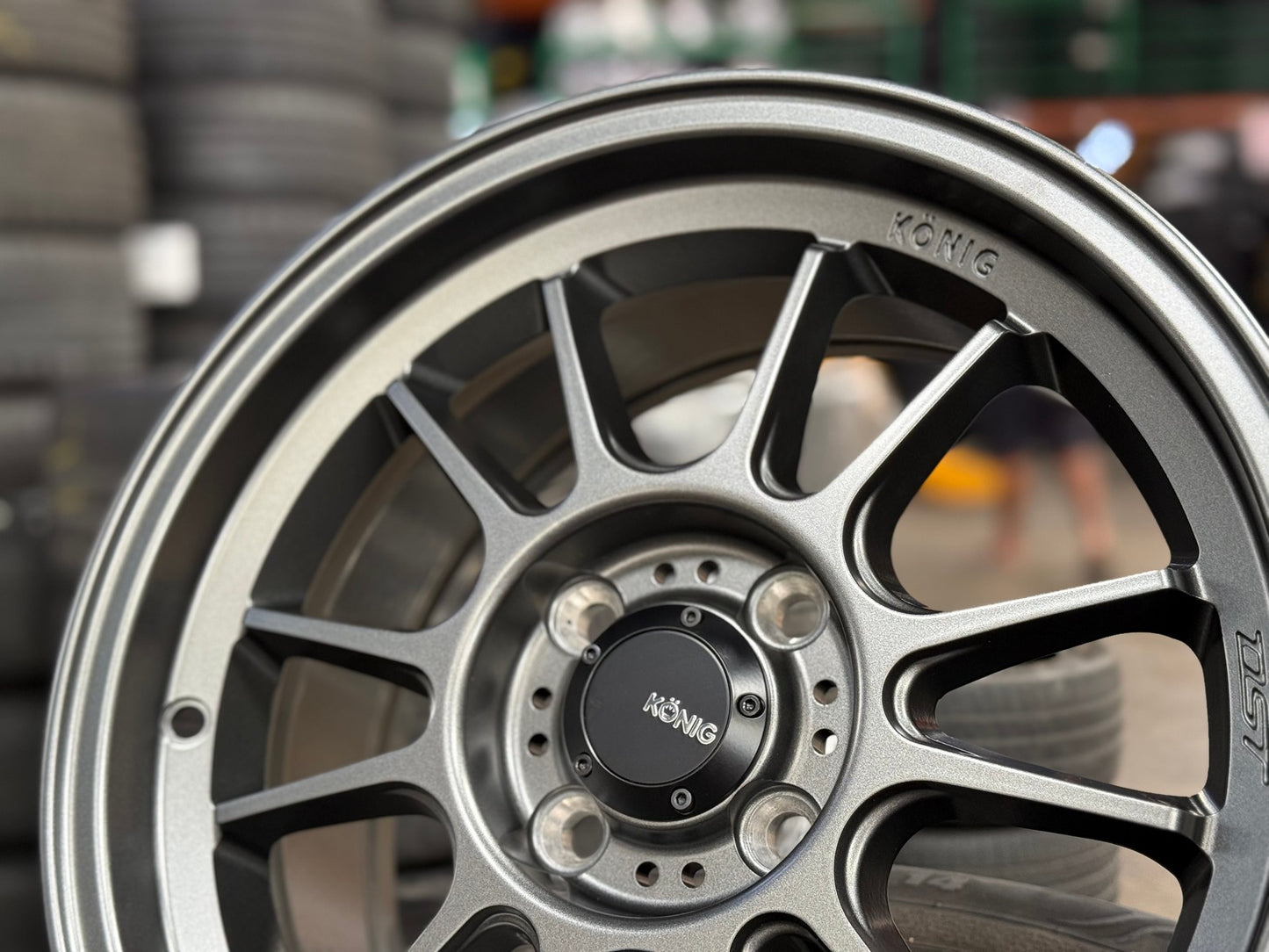 New 15X7.5 ET35 Konig Hypergram Rim (4 wheel) Matt Bronze 4X100