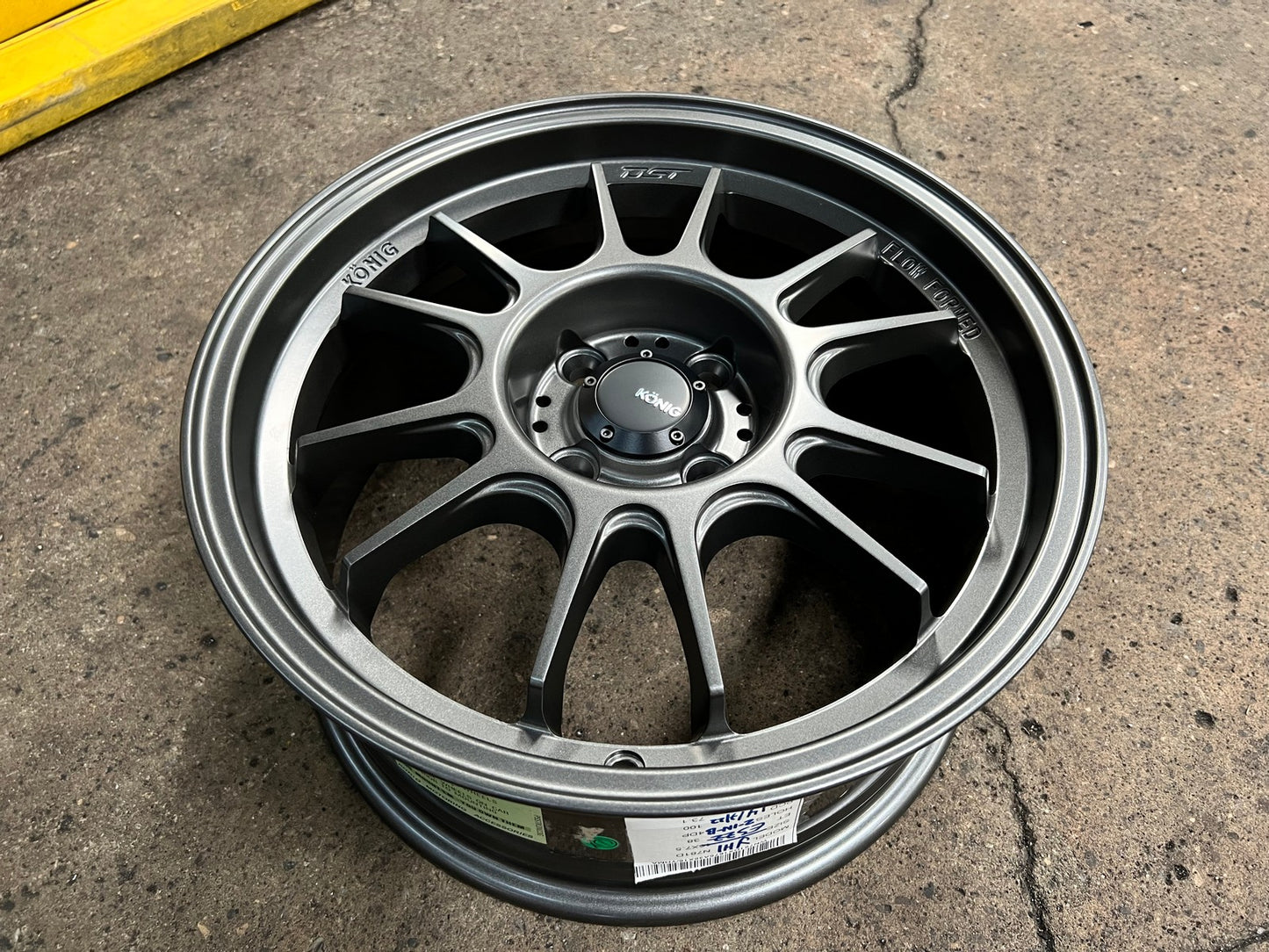 New 16X7.5 ET38 Konig Hypergram Rim (4 wheel) Matt Bronze 4X100