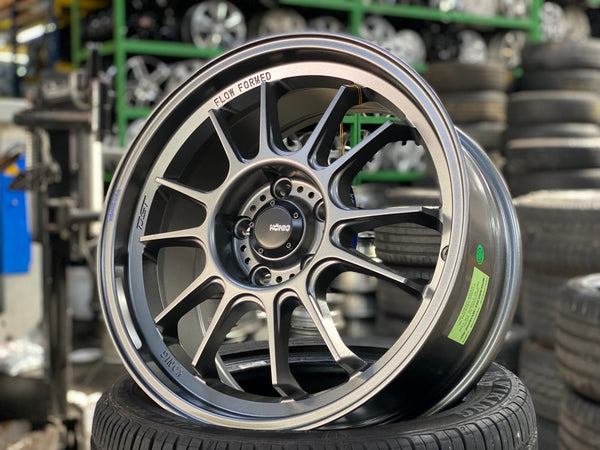 New 17X8 ET35 Konig Hypergram Rim (4 wheel) Matt Bronze 5X114.3