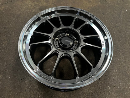 New 17X8 ET45 Konig Hypergram Rim (4 wheel) Gloss Gunmetal 5X114.3