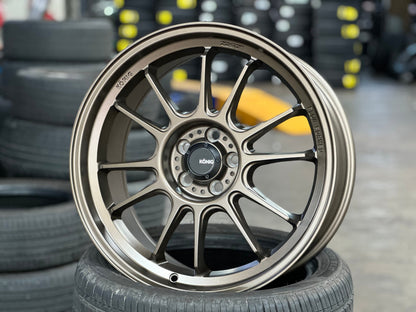 New 18X8.5 ET38 Konig Hypergram Rim (4 wheel) Matt Bronze 5X100