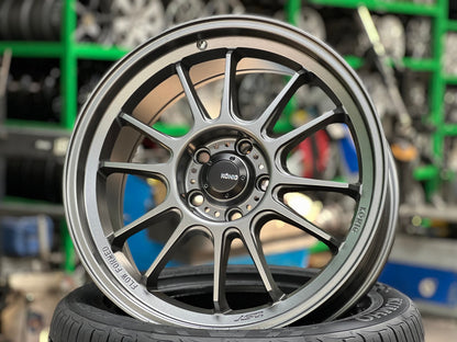 New 18X8.5 ET35 Konig Hypergram Rim (4 wheel) Matt Gunmetal 5X114.3