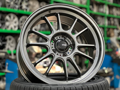 New 18X8.5 ET35 Konig Hypergram Rim (4 wheel) Matt Gunmetal 5X114.3