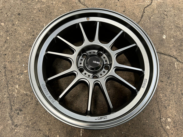 New 18X8.5 ET35 Konig Hypergram Rim (4 wheel) Matt Gunmetal 5X114.3