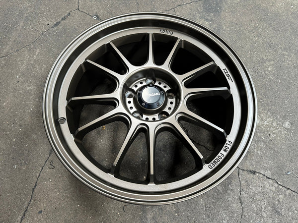 New 18X8.5 ET35 Konig Hypergram Rim (4 wheel) Matt Bronze 5X114.3