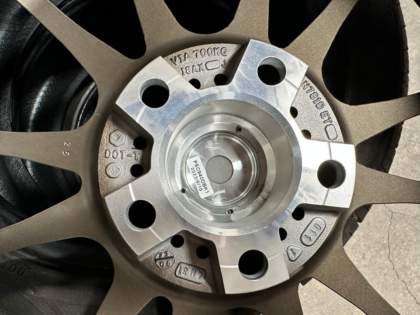 New 18X8.5 ET35 Konig Hypergram Rim (4 wheel) Matt Bronze 5X114.3