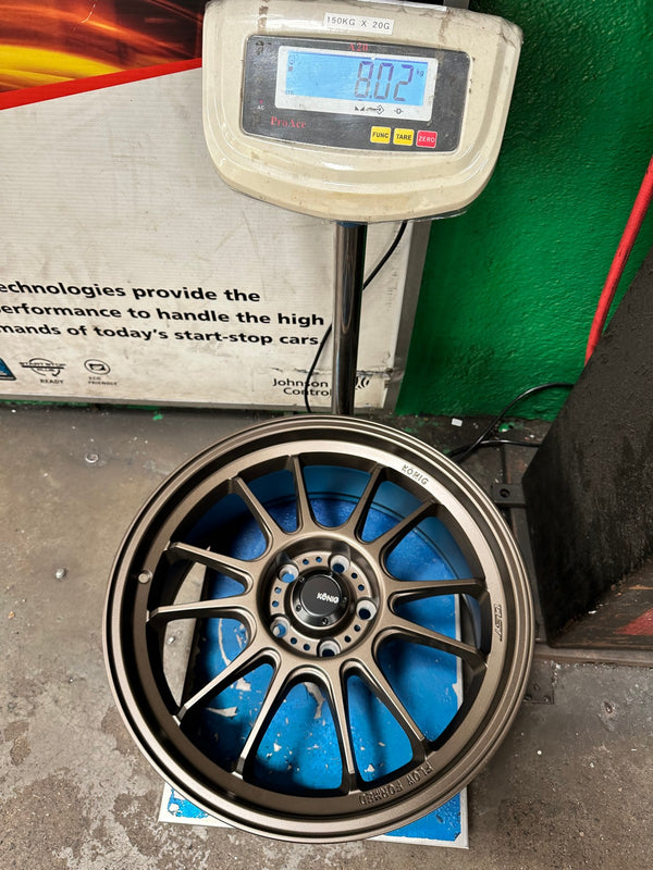 New 18X8.5 ET35 Konig Hypergram Rim (4 wheel) Matt Bronze 5X114.3