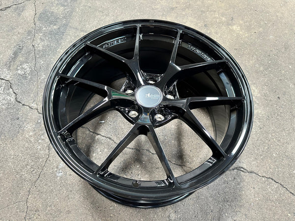 New 18X8.5 ET42 Advanti Astra Rim (4 wheel) Gloss Black 5X114.3