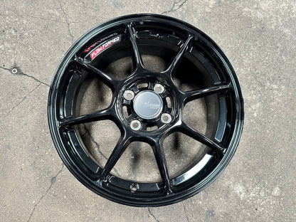 New 15X6.5 ET42 Advanti Blizzard Rim (4 wheel) Gloss Black 4X100