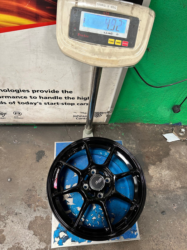 New 15X6.5 ET42 Advanti Blizzard Rim (4 wheel) Gloss Black 4X100