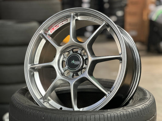 New 15X6.5 ET42 Advanti Blizzard Rim (4 wheel) Gloss Gunmetal 4X100