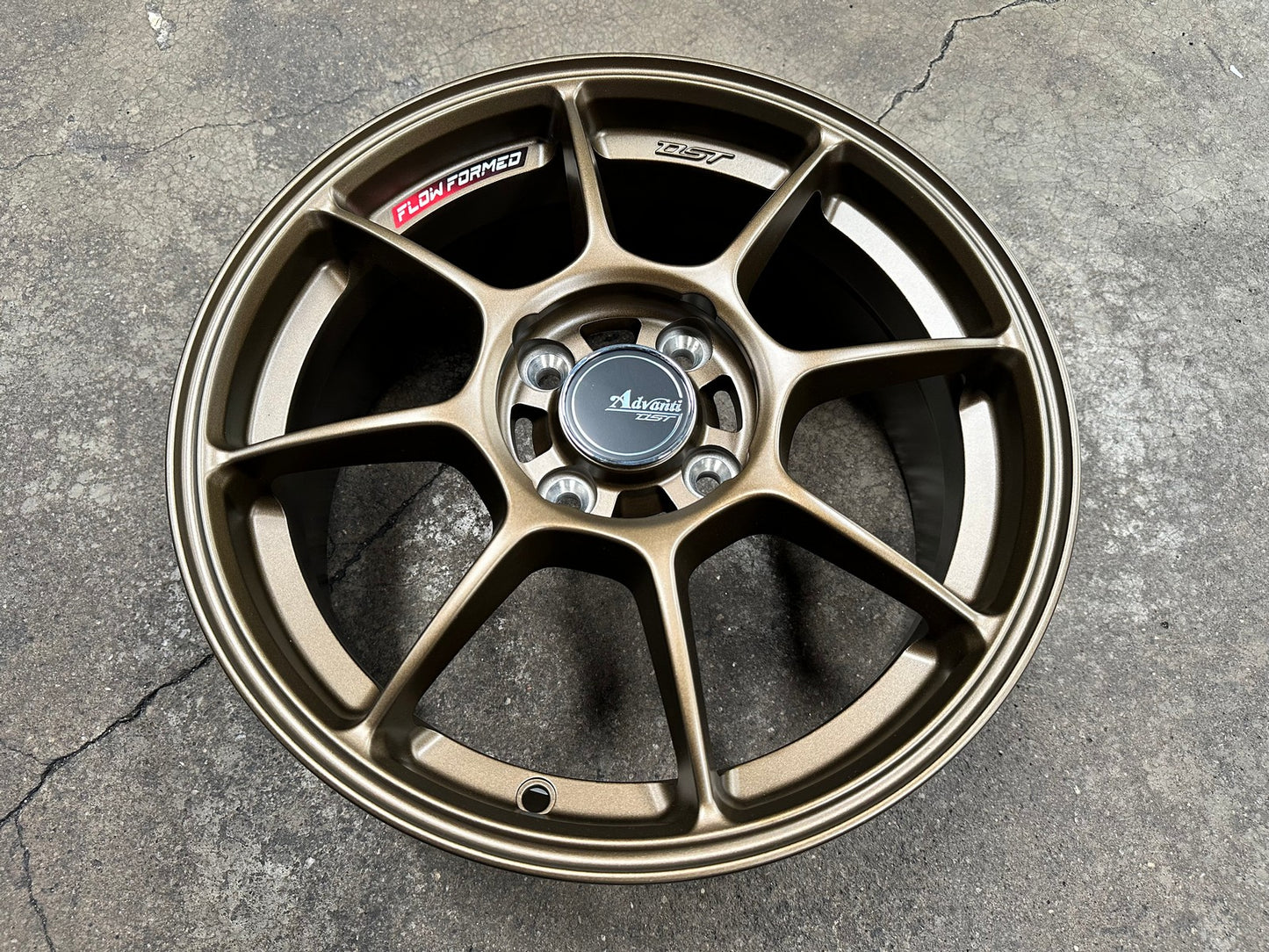 New 15X6.5 ET42 Advanti Blizzard Rim (4 wheel) Matt Bronze 4X100