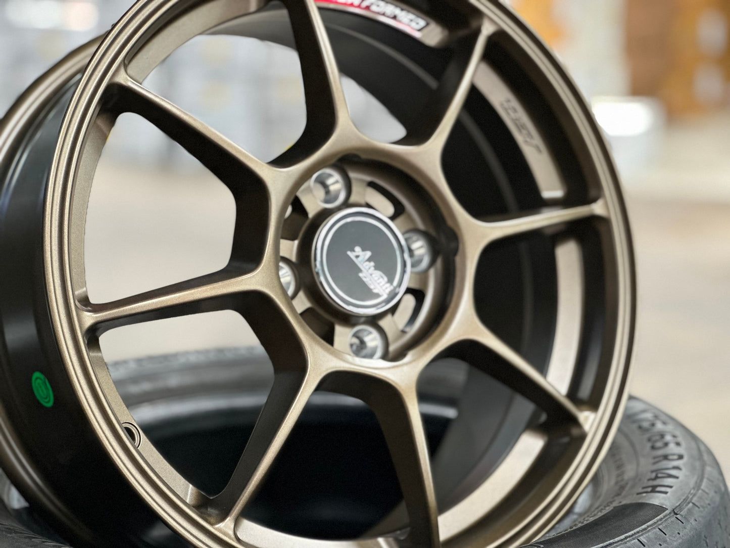 New 15X6.5 ET42 Advanti Blizzard Rim (4 wheel) Matt Bronze 4X100