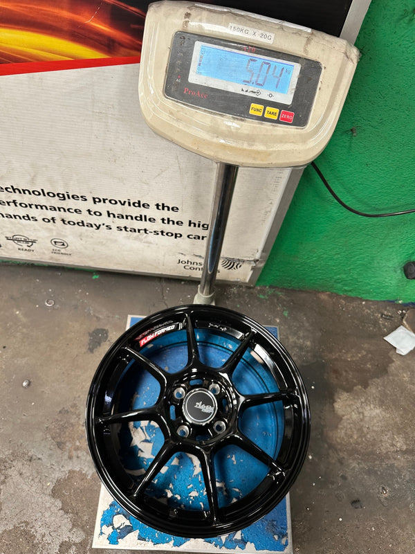 New 15X7 ET35 Advanti Blizzard Rim (4 wheel) Gloss Black 4X100