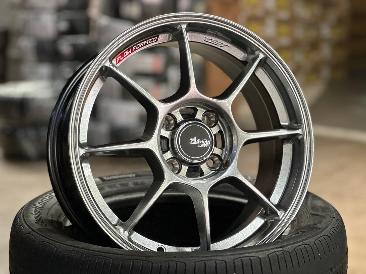 New 15X7 ET35 Advanti Blizzard Rim (4 wheel) Gloss Gunmetal 4X100