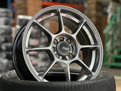 New 15X7 ET35 Advanti Blizzard Rim (4 wheel) Gloss Gunmetal 4X100