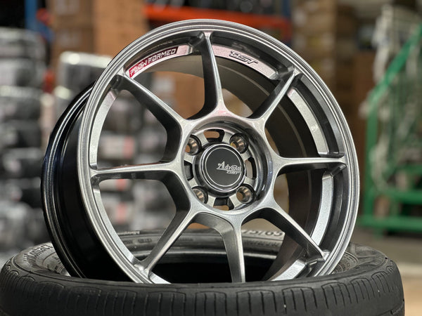 New 15X7 ET35 Advanti Blizzard Rim (4 wheel) Gloss Gunmetal 4X100