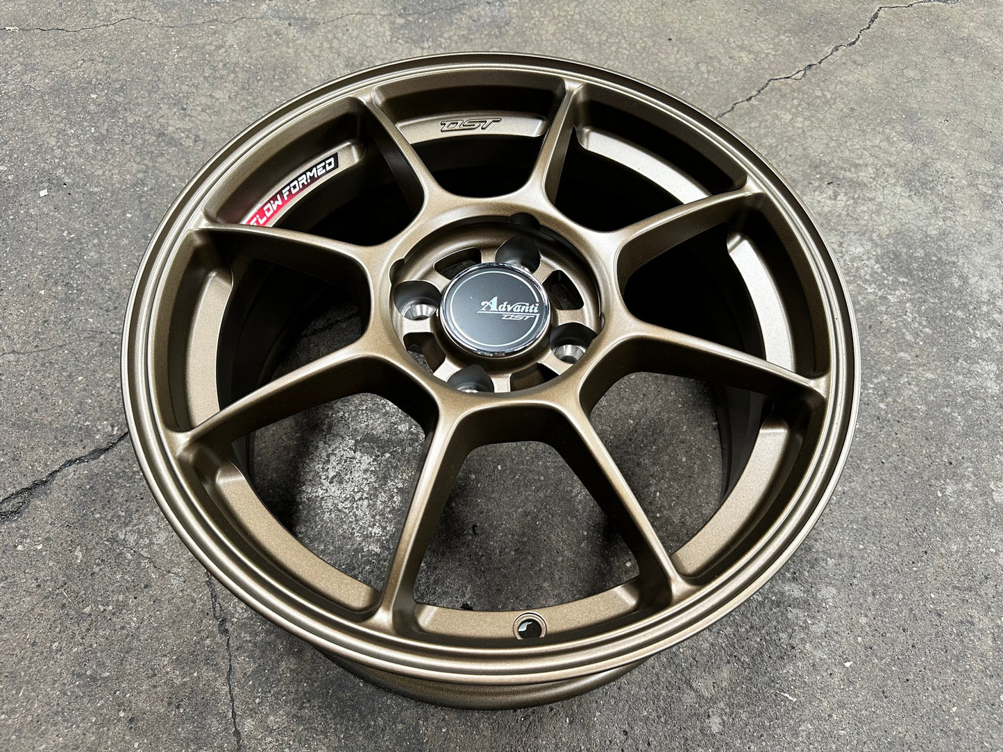 New 15X7 ET35 Advanti Blizzard Rim (4 wheel) Matt Bronze 4X100