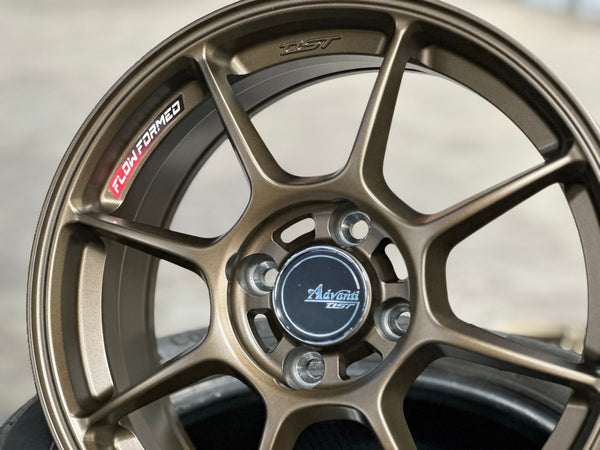 New 15X7 ET35 Advanti Blizzard Rim (4 wheel) Matt Bronze 4X100