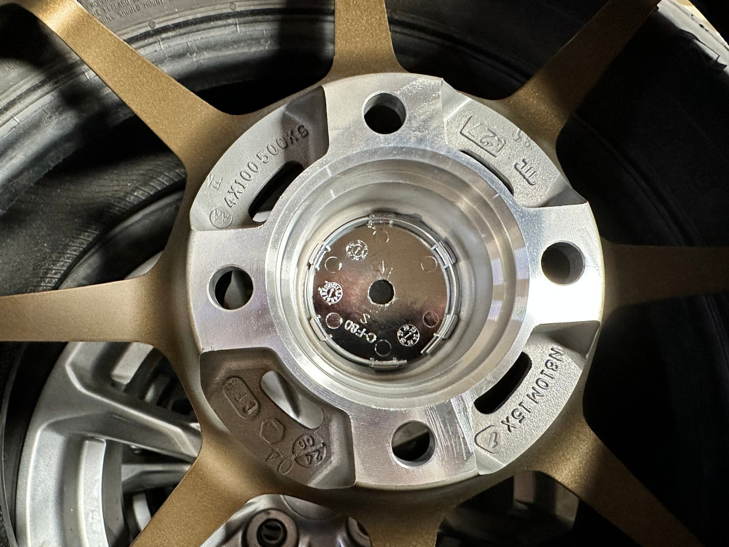 New 15X7 ET35 Advanti Blizzard Rim (4 wheel) Matt Bronze 4X100