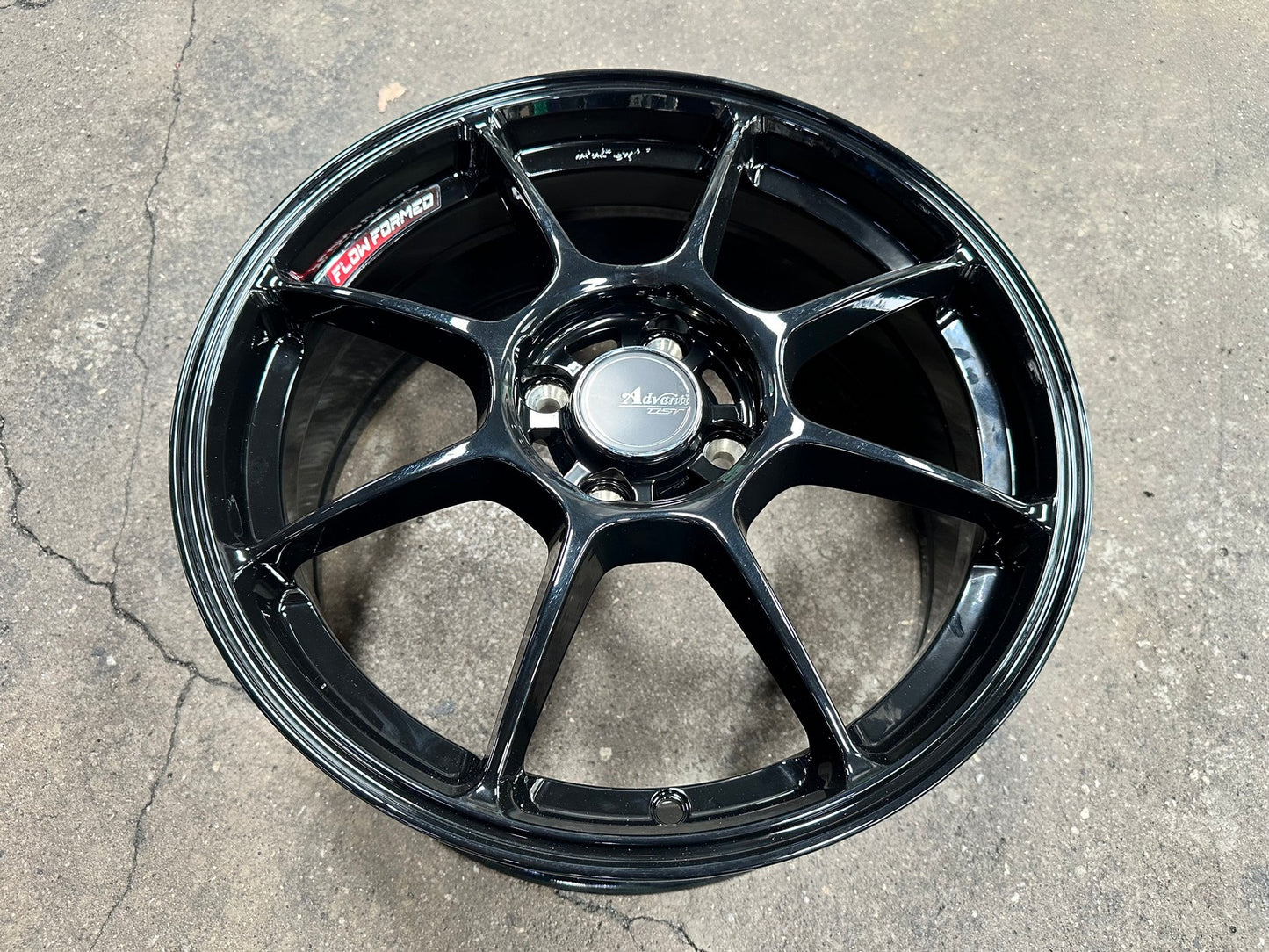 New 16X7 ET40 Advanti Blizzard Rim (4 wheel) Gloss Black 4X100