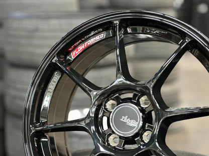 New 16X7 ET40 Advanti Blizzard Rim (4 wheel) Gloss Black 4X100