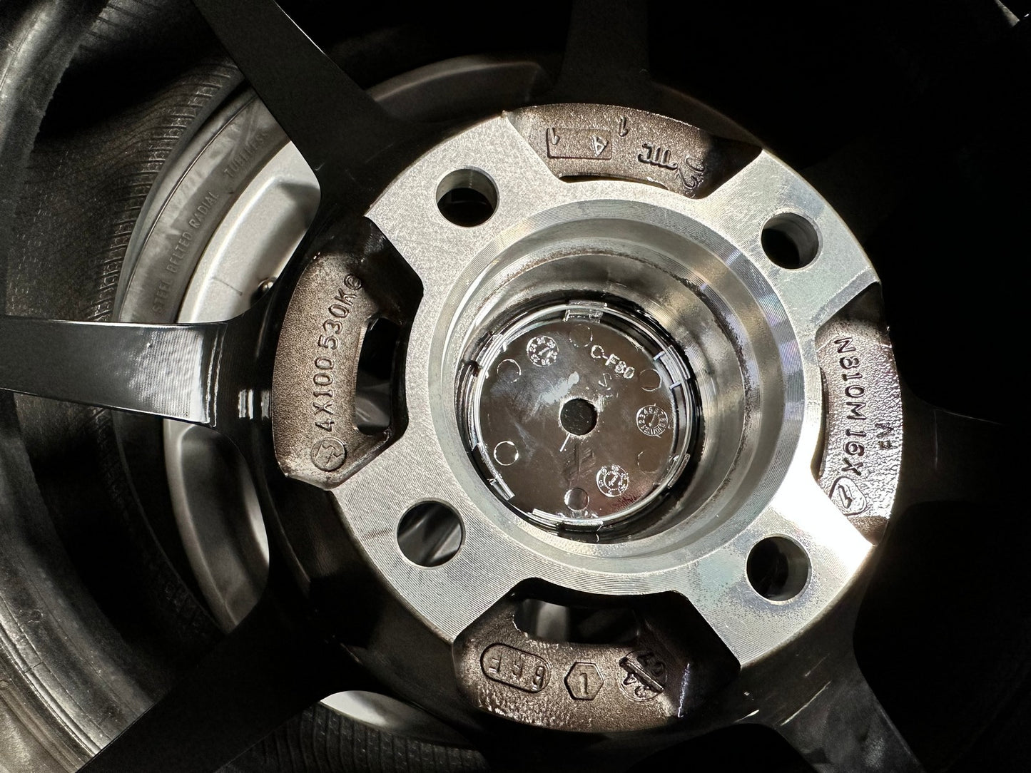 New 16X7 ET40 Advanti Blizzard Rim (4 wheel) Gloss Black 4X100