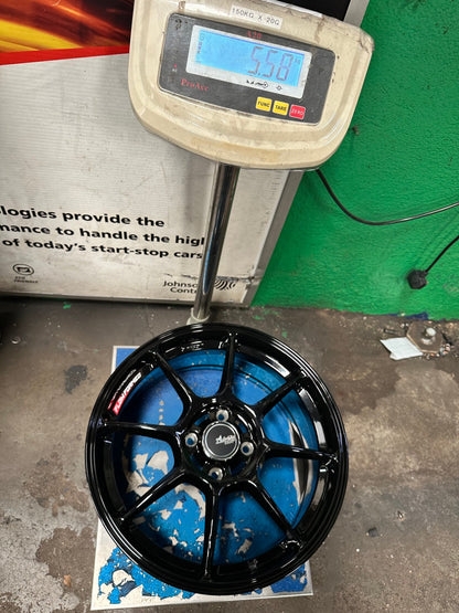 New 16X7 ET40 Advanti Blizzard Rim (4 wheel) Gloss Black 4X100