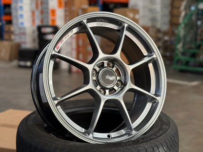 New 16X7 ET40 Advanti Blizzard Rim (4 wheel) Gloss Gunmetal 4X100
