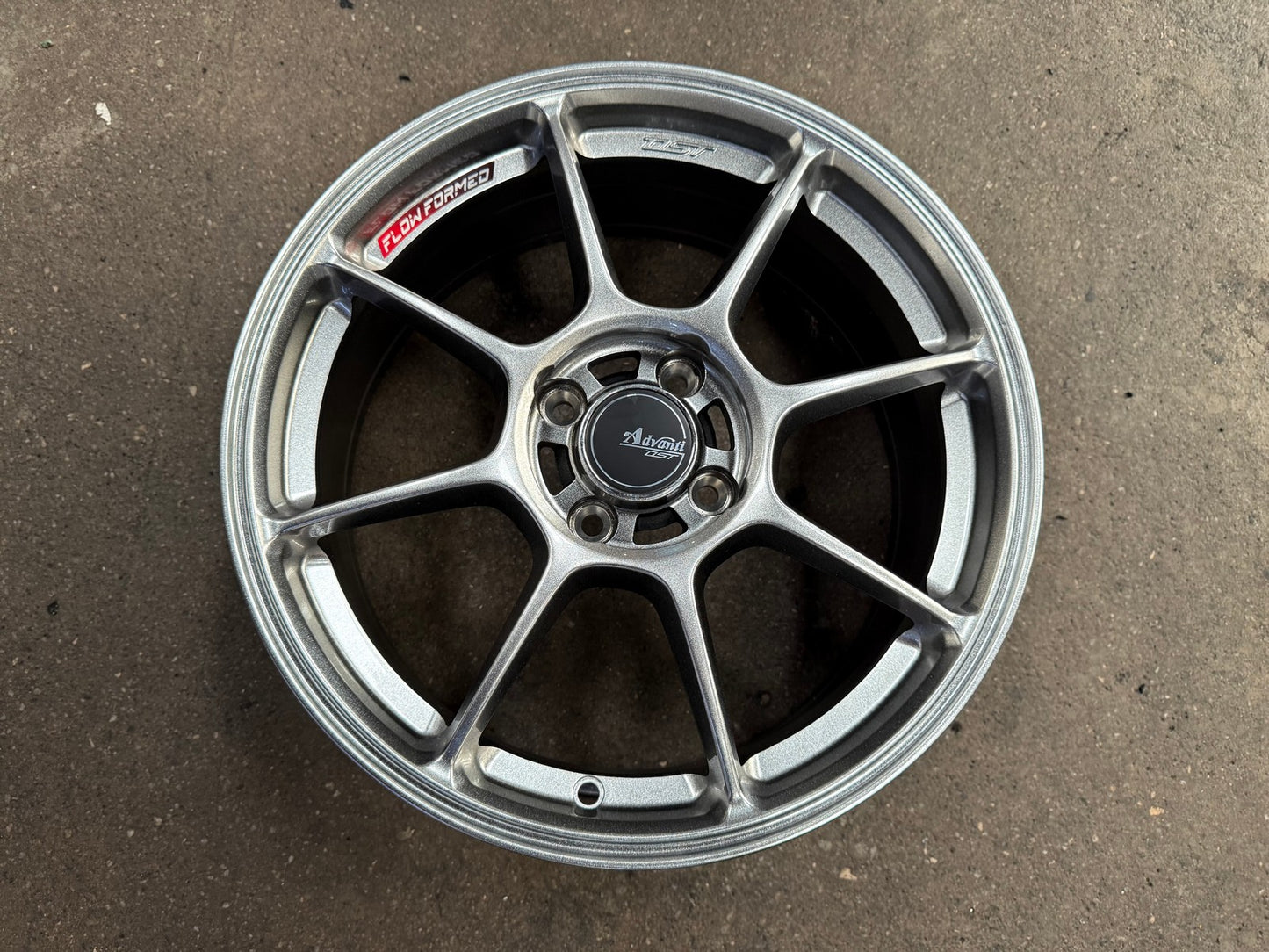 New 16X7 ET40 Advanti Blizzard Rim (4 wheel) Gloss Gunmetal 4X100
