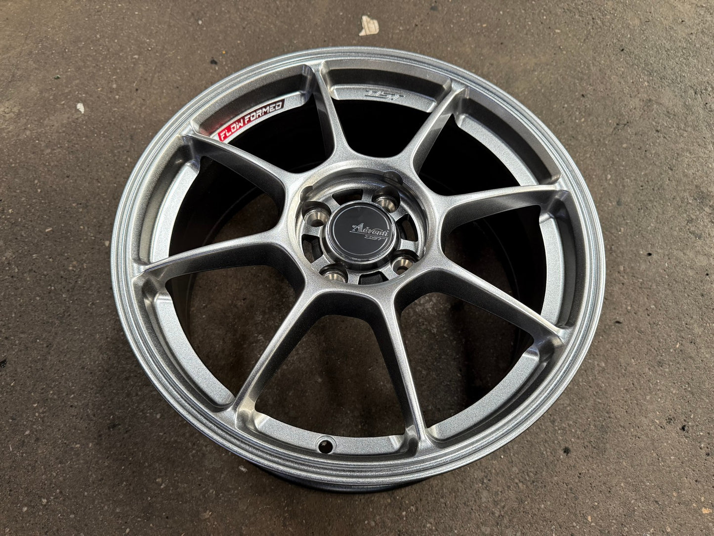 New 16X7 ET40 Advanti Blizzard Rim (4 wheel) Gloss Gunmetal 4X100