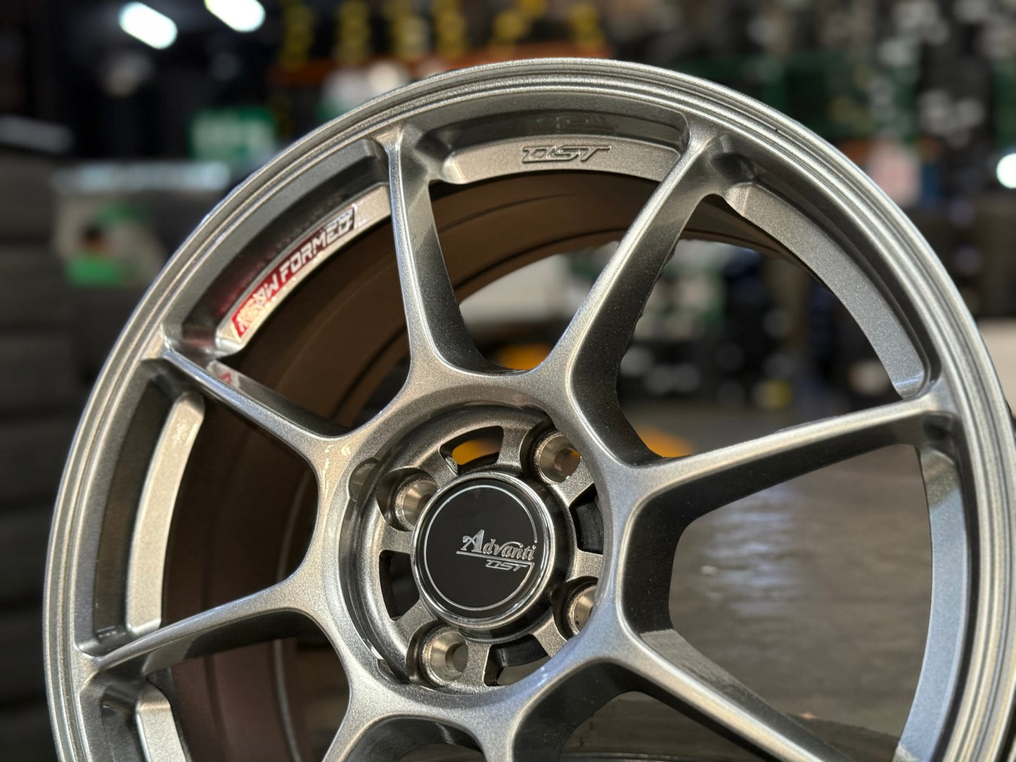 New 16X7 ET40 Advanti Blizzard Rim (4 wheel) Gloss Gunmetal 4X100