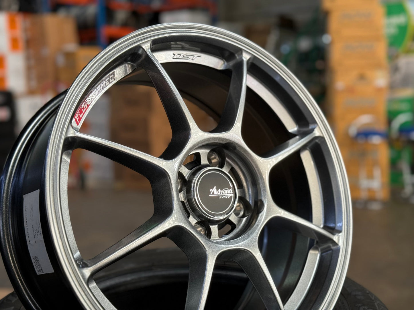 New 16X7 ET40 Advanti Blizzard Rim (4 wheel) Gloss Gunmetal 4X100