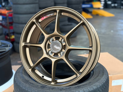 New 16X7 ET40 Advanti Blizzard Rim (4 wheel) Matt Bronze 4X100