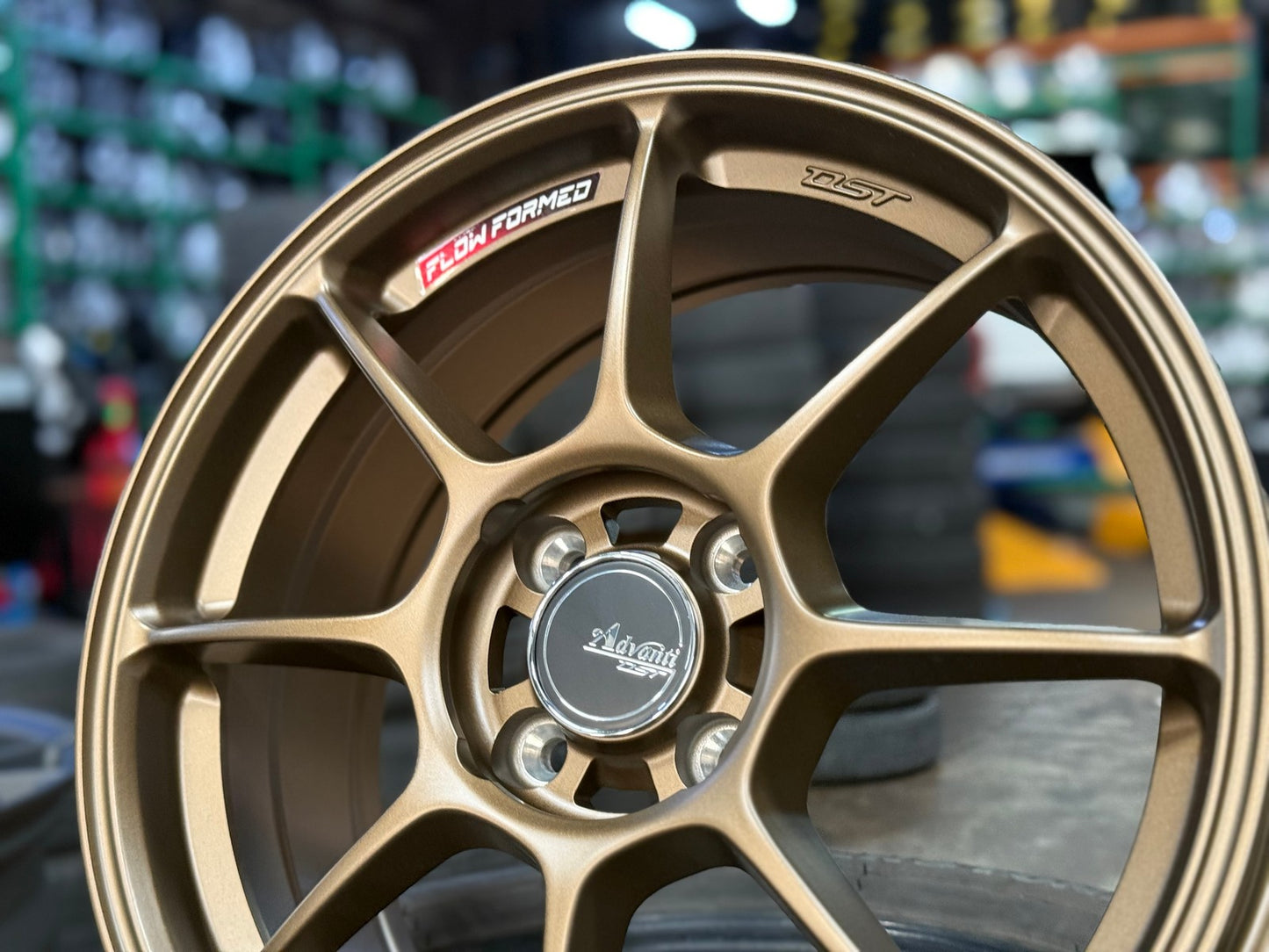 New 16X7 ET40 Advanti Blizzard Rim (4 wheel) Matt Bronze 4X100