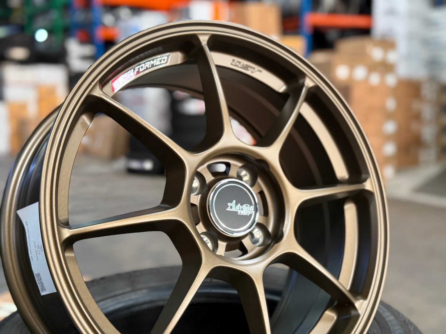 New 16X7 ET40 Advanti Blizzard Rim (4 wheel) Matt Bronze 4X100