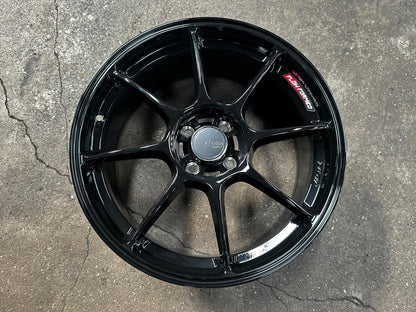 New 17X7.5 ET40 Advanti Blizzard Rim (4 wheel) Gloss Black 4X100