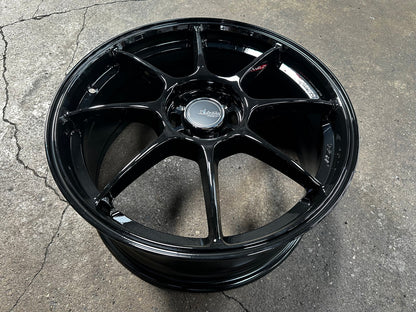 New 17X7.5 ET40 Advanti Blizzard Rim (4 wheel) Gloss Black 4X100
