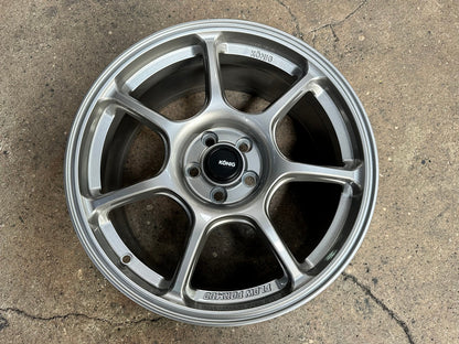 New 17X8 ET38 Konig Ultragram Rim (4 wheel) Gloss Gunmetal 5X100