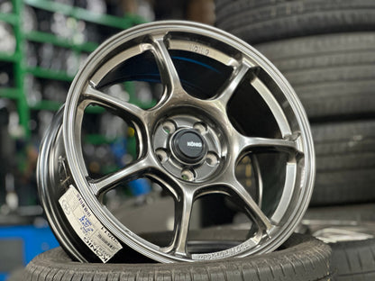 New 17X8 ET38 Konig Ultragram Rim (4 wheel) Dark Gunmetal 5X100