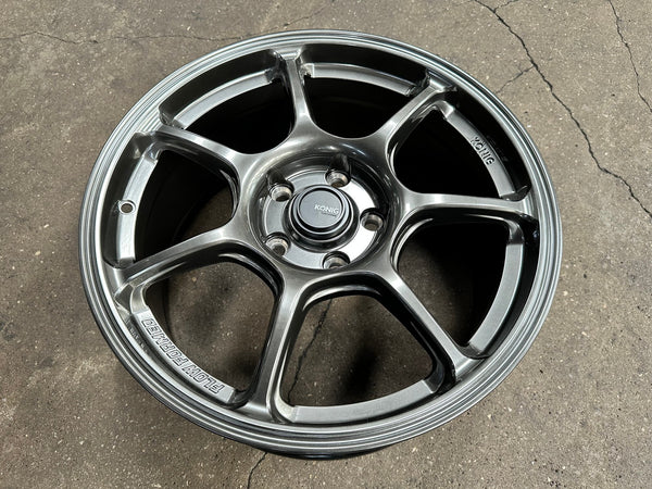 New 17X8 ET40 Konig Ultragram Rim (4 wheel) Gloss Gunmetal 5X114.3