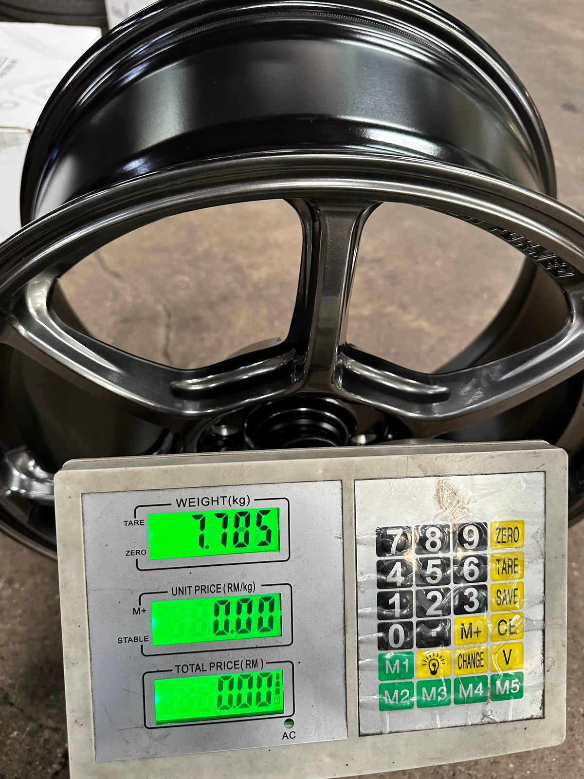 New 17X8 ET40 Konig Ultragram Rim (4 wheel) Gloss Gunmetal 5X114.3