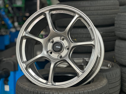 New 18X8.5 ET35 Konig Ultragram Rim (4 wheel) Dark Gunmetal 5X114.3