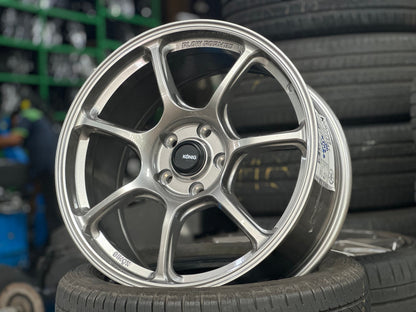 New 18X8.5 ET35 Konig Ultragram Rim (4 wheel) Dark Gunmetal 5X114.3