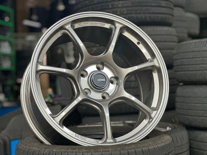 New 18X8.5 ET35 Konig Ultragram Rim (4 wheel) Dark Gunmetal 5X114.3