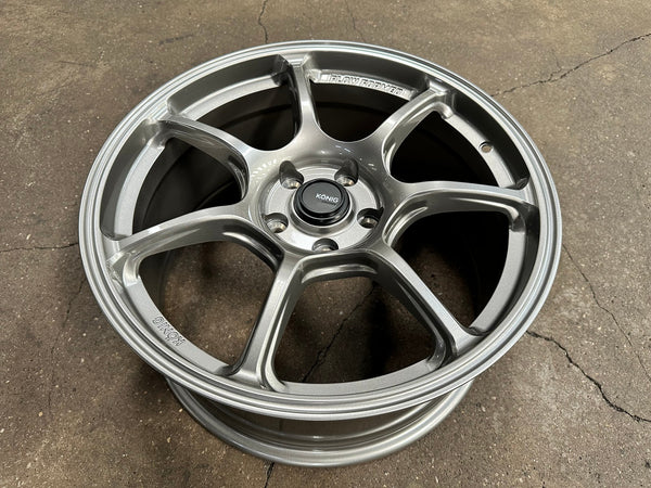 New 18X8.5 ET35 Konig Ultragram Rim (4 wheel) Dark Gunmetal 5X114.3