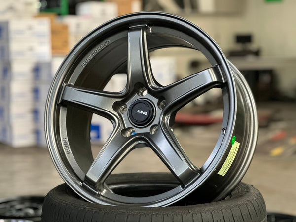 New 18X8.5 ET42 Konig Neoform Rim (4 wheel) Matt Bronze 5X114.3